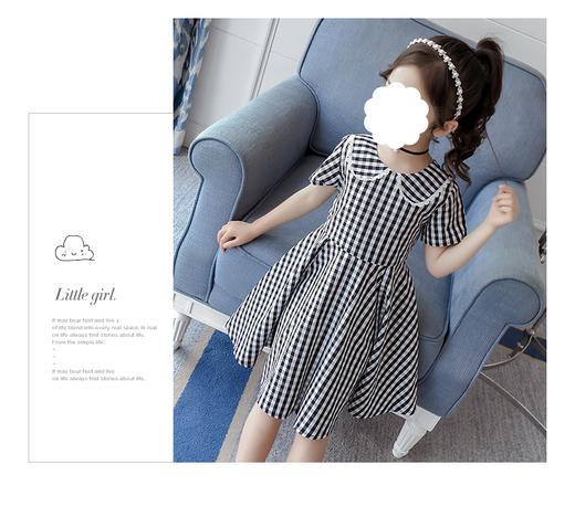 裁缝学苑 TW15女童童装公主裙1:1实物服装纸样剪裁图纸牛皮纸样 商品图7