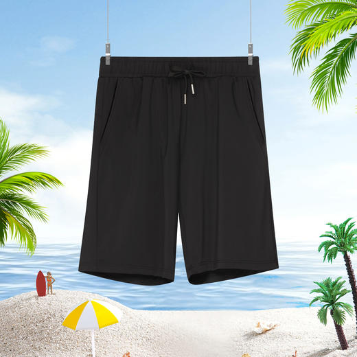 【四面弹沙滩裤】爱帝男士冰丝凉感薄款休闲短裤 商品图4