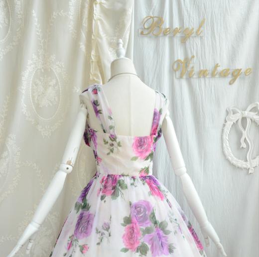 【投稿】喵娘精工@M74《Larose·拉萝丝玫瑰》vintage连衣裙 商品图3