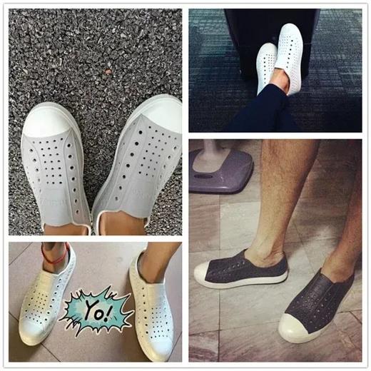 Eason同款 超轻EVA涉水镂空凉鞋男士时尚洞洞鞋 商品图2