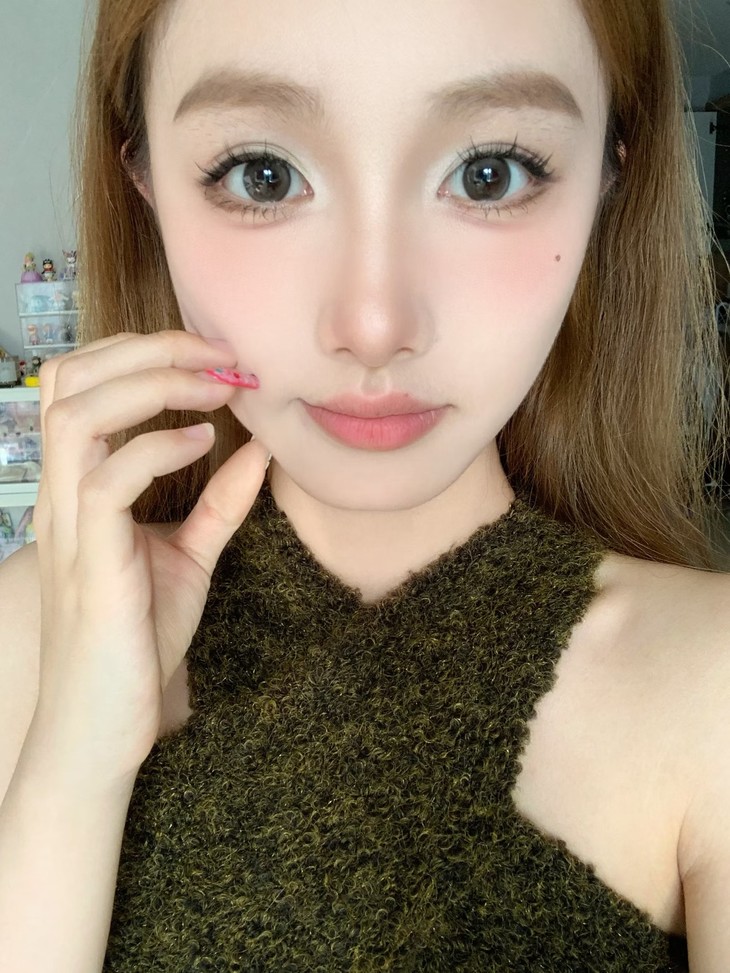 LILIAN美瞳 年抛隐形眼镜 珞咖 14.5mm 1副/2片 左右度数可不同-VVCON美瞳商城21