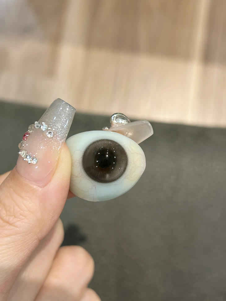 LILIAN美瞳 年抛隐形眼镜 珞咖 14.5mm 1副/2片 左右度数可不同-VVCON美瞳商城5