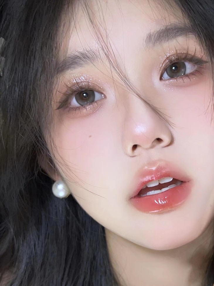 LILIAN美瞳 年抛隐形眼镜 珞咖 14.5mm 1副/2片 左右度数可不同-VVCON美瞳商城9