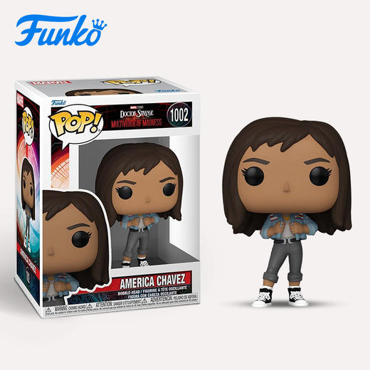 Funko POP! DOCTOR STRANGE《奇异博士2：疯狂多元宇宙》AMERICA CHAVEZ 阿美莉卡·查维兹公仔手办摆件 60920 商品图2