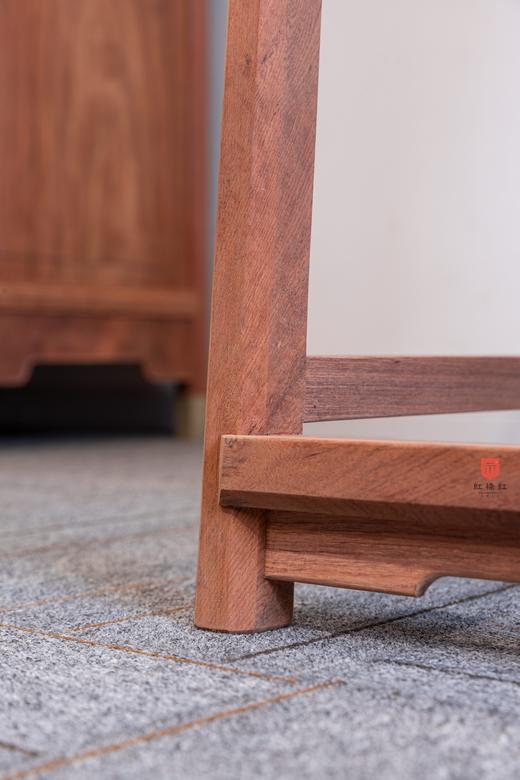 红桥红  家具严选  缅甸花梨（大果紫檀）【经典 四出头八角 官帽椅】 商品图4