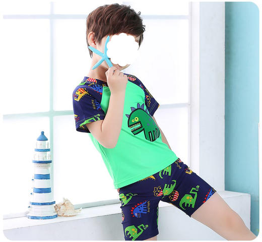 裁缝学苑 TW24儿童泳裤游泳衣1:1实物服装纸样剪裁图纸牛皮纸样 商品图1