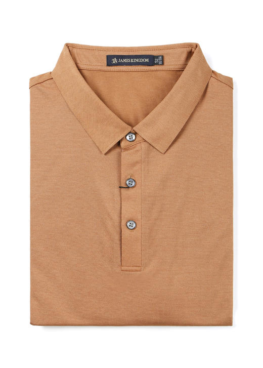 【 1件/119  2件199】占姆士男士净色桑蚕丝翻领短袖POLO衫 一款三色 商品图2