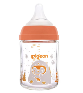PIGEON专供款III彩绘玻璃奶瓶160mL企鹅-S