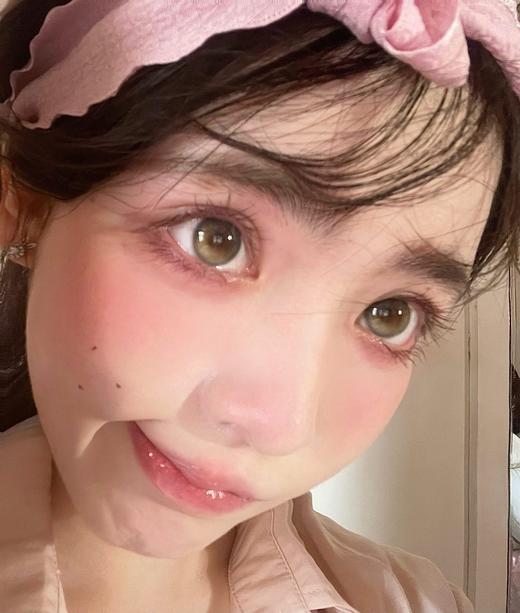 leenscolor 美瞳年抛 碎钻蓝紫/碎钻黑金/碎钻泪光/蓝色烟火/香菜棕绿 直径14.5mm着色13.5mm 商品图1