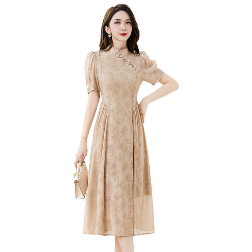 夏季新款，改良新中式旗袍女年轻连衣裙HR-YJHE3309-1 商品图4