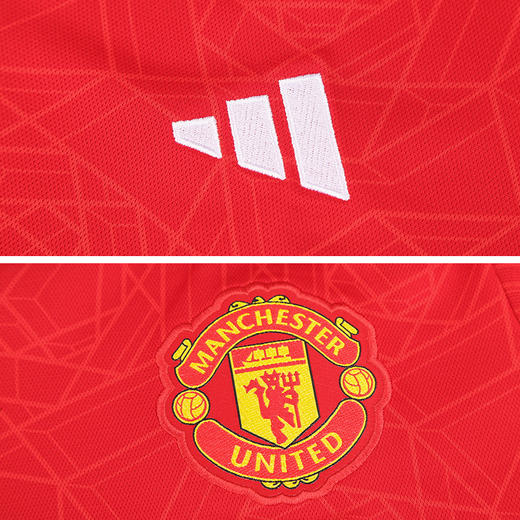 小李子:正品阿迪达斯23-24赛季曼联主场球迷版比赛短袖球衣IP1726 商品图2