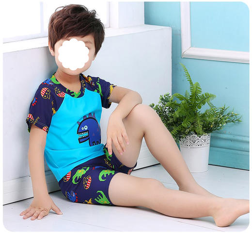 裁缝学苑 TW24儿童泳裤游泳衣1:1实物服装纸样剪裁图纸牛皮纸样 商品图3