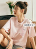 OLrain欧芮儿法式粉色短袖T恤女夏季2023新款宽松复古插肩袖上衣 商品缩略图1