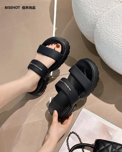 新品韩版厚底百搭舒适凉拖鞋997B32595 商品图4