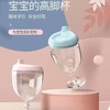 宝宝餐具高脚创意牛奶杯鸭嘴儿童刻度杯防摔酒杯式奶瓶果汁饮料杯 商品缩略图1