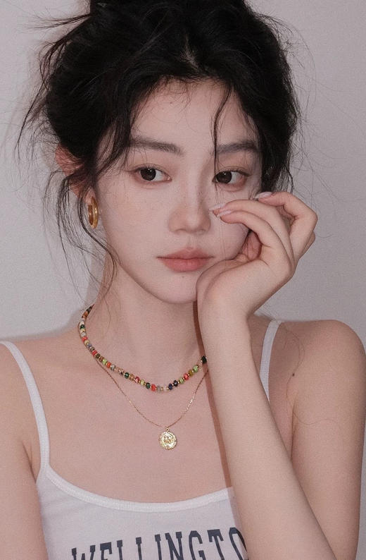 711-4 彩色天然石串珠项链199，手链169 商品图3