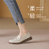ZHR休闲小白鞋女厚底鞋豆豆鞋英伦风小皮鞋乐福鞋女鞋软底不累脚 商品缩略图4