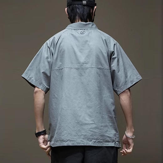 裁缝学苑MX23 宽松大码工装Polo衫纸样衬衫男装衬衣服装打版裁剪 商品图3