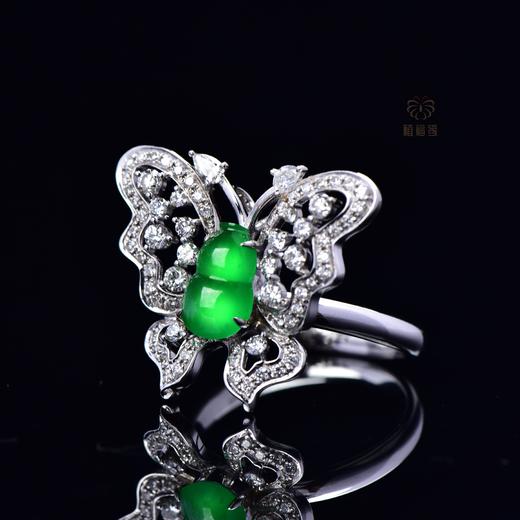 【福上添福】满绿镶钻戒坠两用    JZ2307070 商品图3