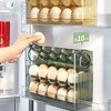 【侧面收纳节省空间！冰箱侧门收纳 鸡蛋收纳盒】立式存放持久保鲜，实用营养健康又安全，开门不晃，可翻转厨房专用装放蛋托保鲜盒子鸡蛋盒家庭整理 商品缩略图1