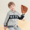 mettekids儿童连帽外套秋季新款男童休闲卫衣中大童字母印花童装 商品缩略图0