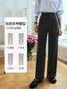 OLrain欧芮儿法式灰色西装休闲裤女夏季2023新款高腰直筒冰爽裤子 商品缩略图0