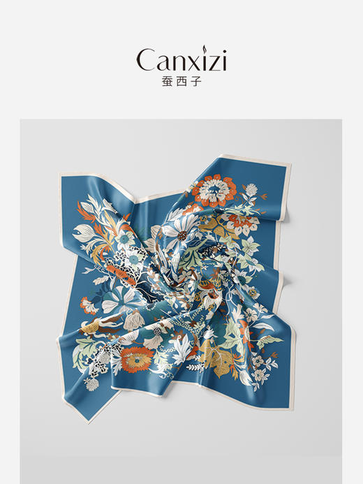 百花争艳丝巾 商品图1