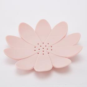 花瓣皂碟 长方形皂碟 粉/灰