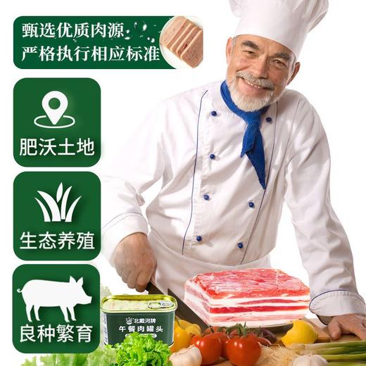 北戴河198g午餐肉罐头速食即食家庭应急长期储备食品 商品图5