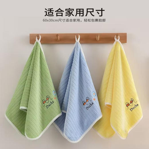 儿童珊瑚绒毛巾柔软吸水不掉毛不掉色可爱速干洗脸毛巾 商品图2