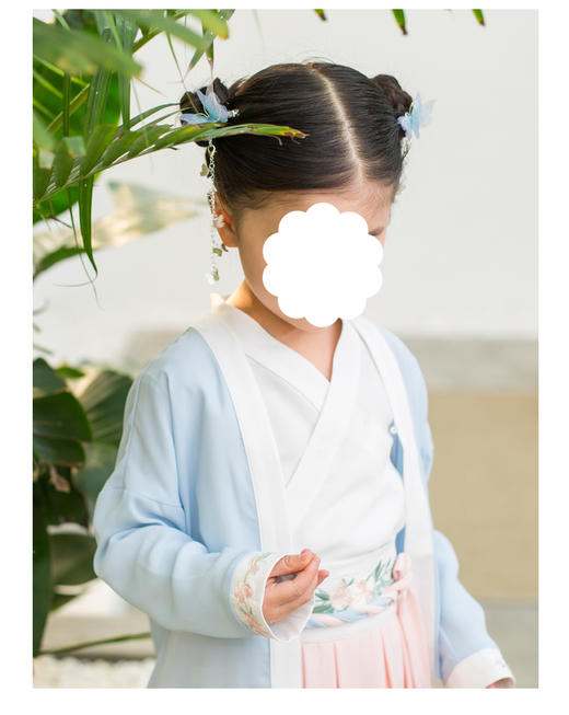 裁缝学苑  TD17女童改良汉服裙1:1实物服装纸样剪裁图纸牛皮纸样 商品图3