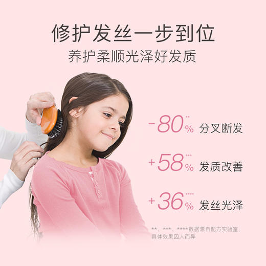 【品牌直发】【贝德美】儿童护发素女孩天然顺滑氨基酸宝宝用婴幼儿3-15岁女童专用 商品图3