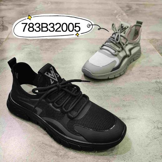 新品男士飞织舒适防滑男网鞋783B32005 商品图0