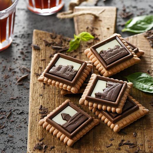 飞瑞尔三色涂层巧克力饼干125g 商品图2