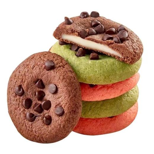 「三款口味！单独包装」元气打糕巧克力曲奇夹心饼干 糯叽叽麻薯网红零食小吃 商品图4