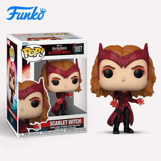 Funko POP! DOCTOR STRANGE《奇异博士2：疯狂多元宇宙》SCARLET WITCH 绯红女巫 公仔手办摆件 60923 商品图2