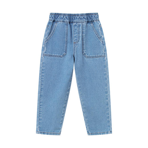 笛莎Deesha 童装女童长裤2023秋季新款中大童小女孩牛仔裤 商品图4