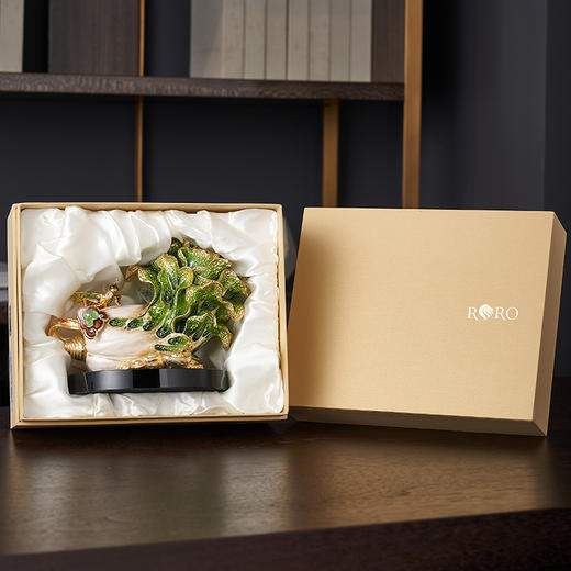 【彼达思】罗比罗丹招财进宝摆件白菜百财20x12x17 商品图2