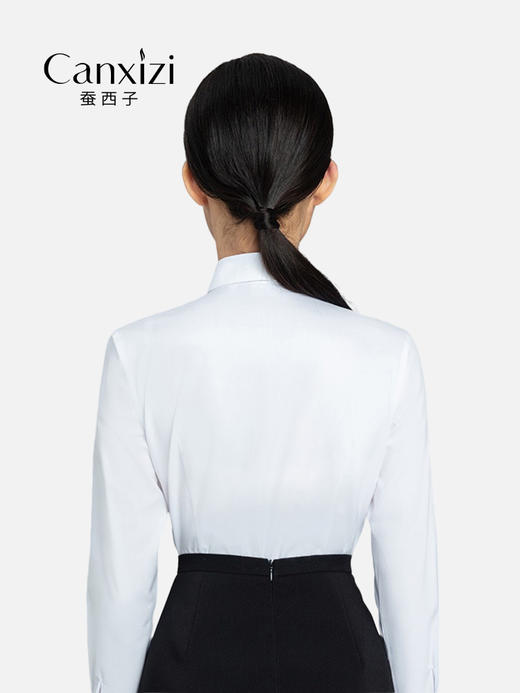 女士公务白衬衫 商品图11