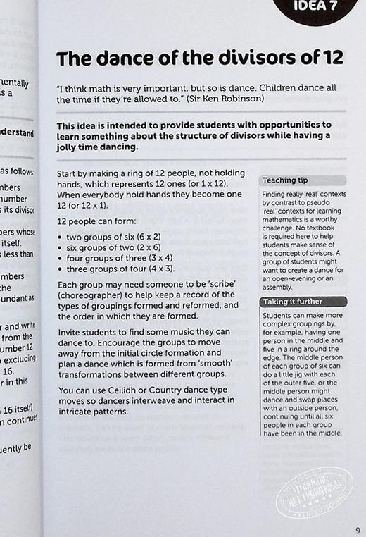 【中商原版】100 Ideas for Secondary Teachers: Outstanding Mathematics Lessons 中学教师的100个想法：优秀的数学课 英文原版 商品图7