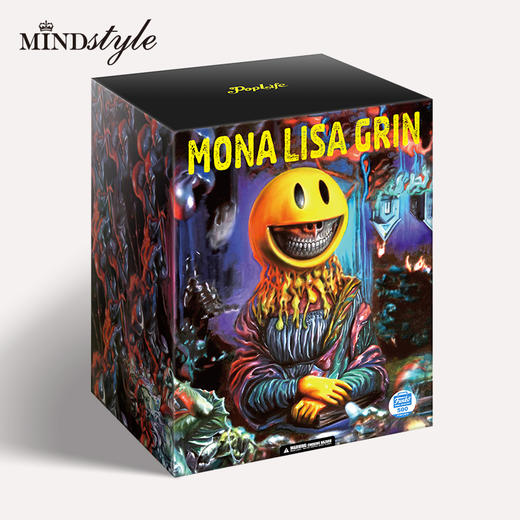 MINDstyle Ron English Mona Lisa Grin Original 蒙娜丽莎（原版）艺术收藏手办摆件 3079 商品图1