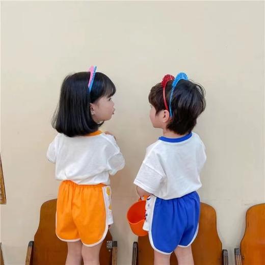 捡漏！49元任选2套恶搞饮料男女童纯棉套装 多色卡通印花 撞色组搭套装 舒适百搭透气 时尚潮流 A类质检 90-150码 商品图2