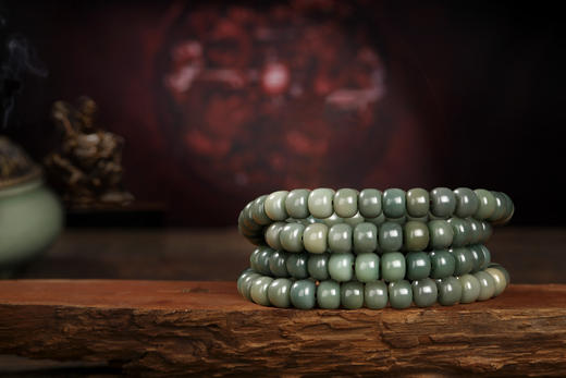 绿菩提根跑环手串 商品图3