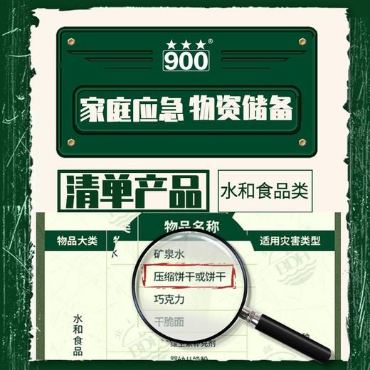 13压缩干粮饼干900压缩饼干代餐饱腹高能90压缩干粮应急储备食品 商品图1