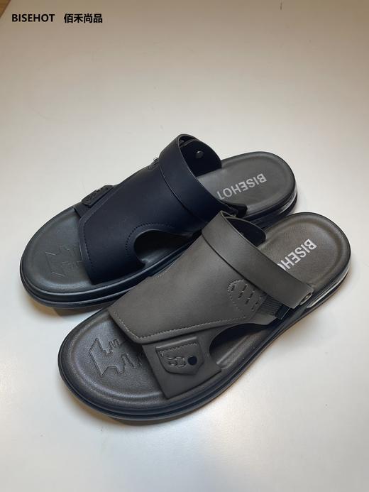 新皮牛皮百搭男士沙滩鞋440B32011 商品图1