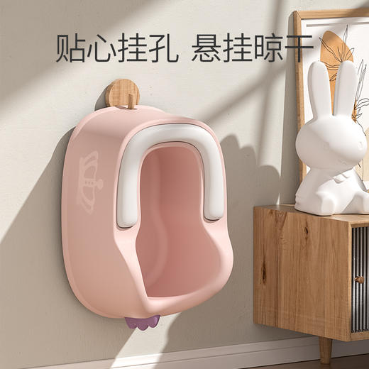 婴儿洗屁屁神器儿童洗屁股盆新生儿浴盆女宝宝小孩洗PP盆坐式家用 商品图3