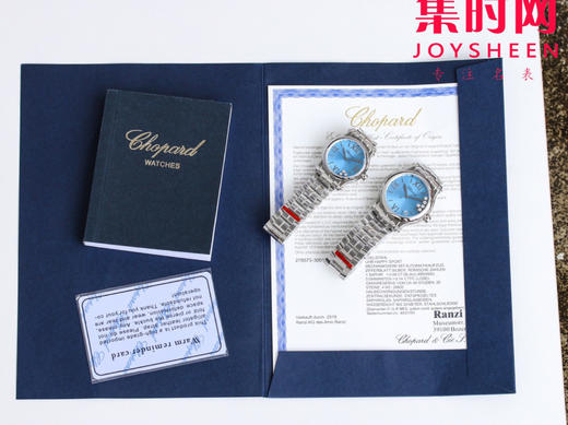 萧邦快乐钻系列新款配色 雾霾蓝实拍 萧邦快乐钻30mm和36mm钢带款女士腕表新上市‼️ 商品图3