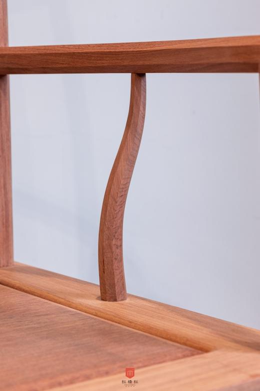 红桥红  家具严选  缅甸花梨（大果紫檀）【经典 四出头八角 官帽椅】 商品图2