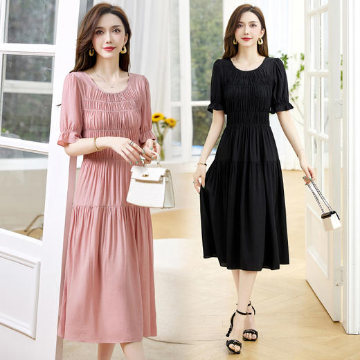 修身气质，夏装韩版中长款连衣裙HR-YJHE3310-1 商品图1