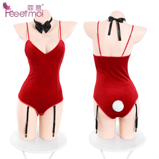霏慕情趣内衣性感女金丝绒制服角色扮演兔女郎连体衣外贸新品7072 商品图3